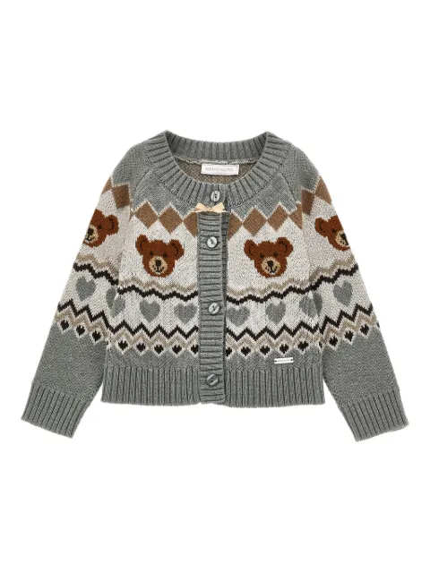 Monnalisa button-up cardigan