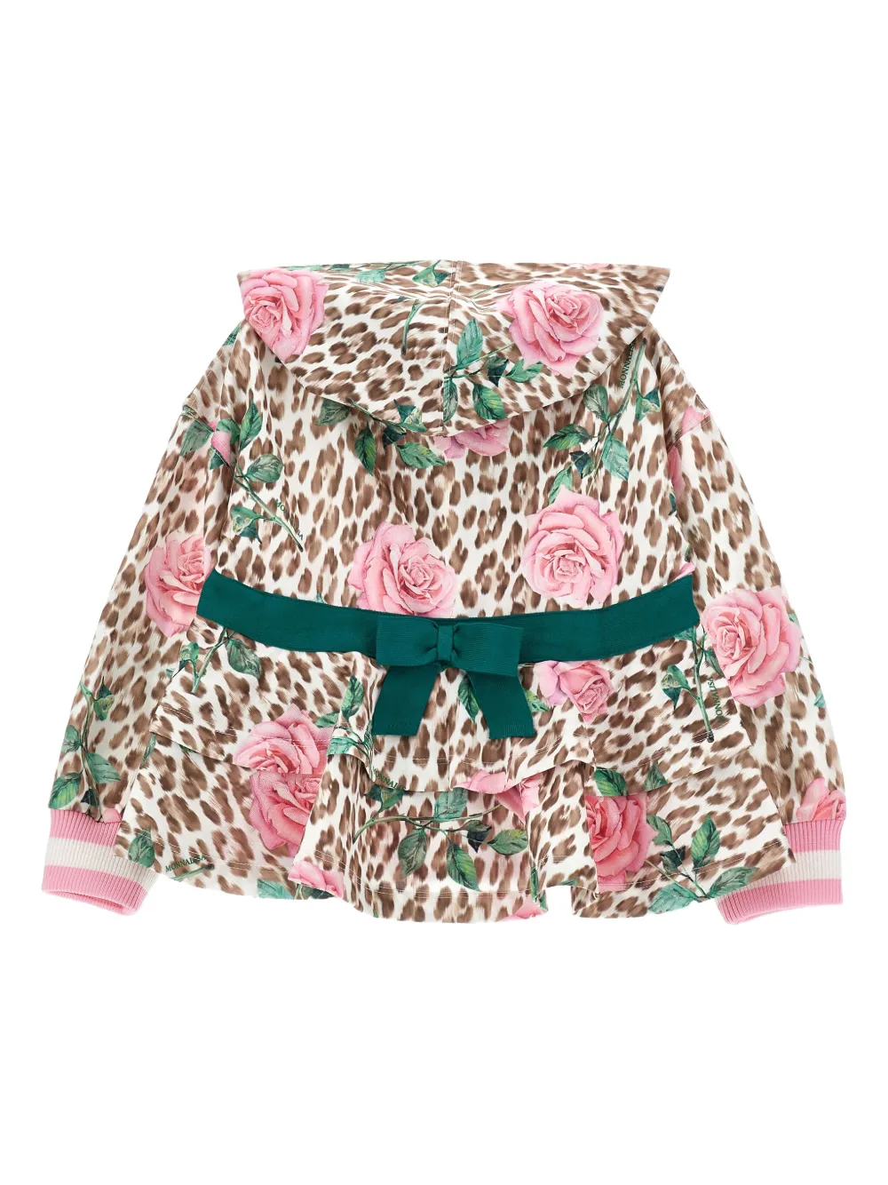 Monnalisa Hoodie met luipaardprint Bruin