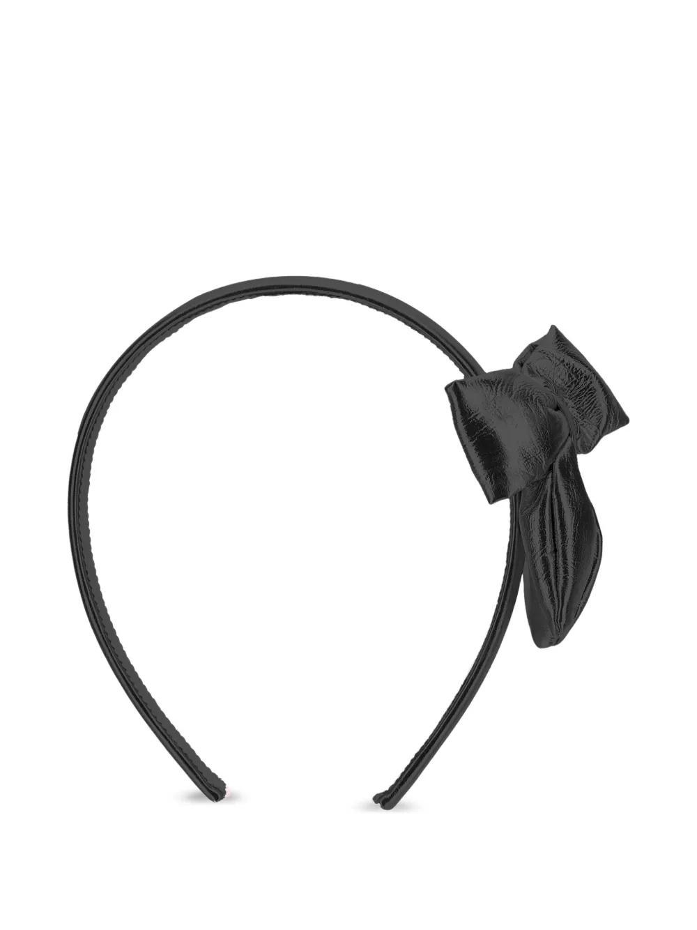 Monnalisa Haarband met strikdetail Zwart