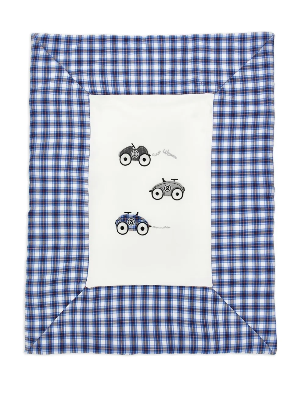 Monnalisa Coperta a quadri - Bianco