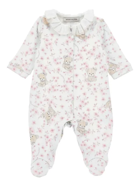 Monnalisa floral-print romper