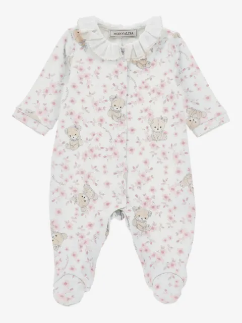 Monnalisa floral-print romper