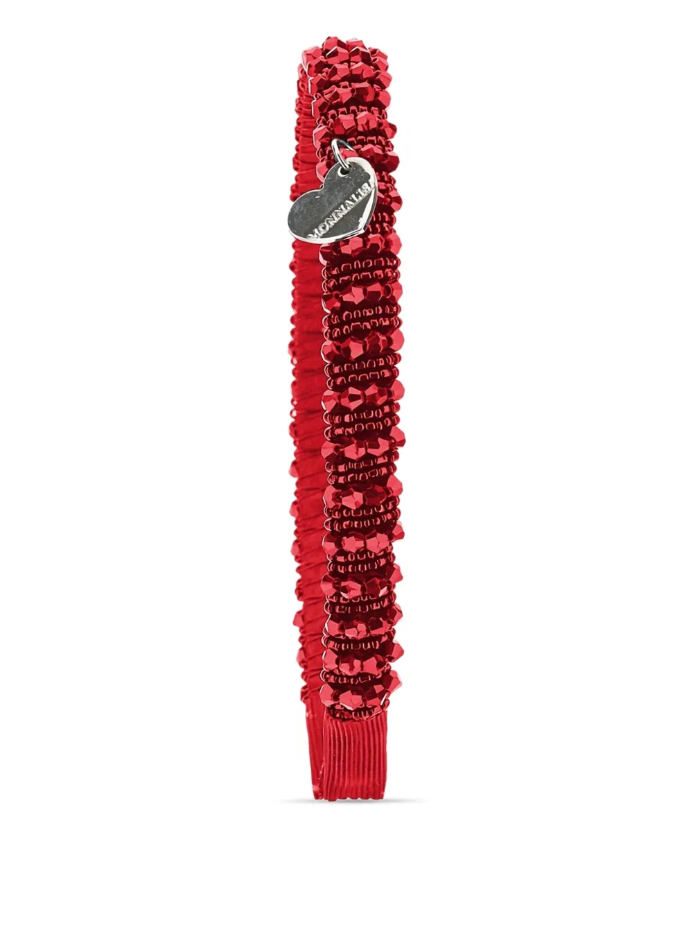 Monnalisa Haarband met kralen Rood