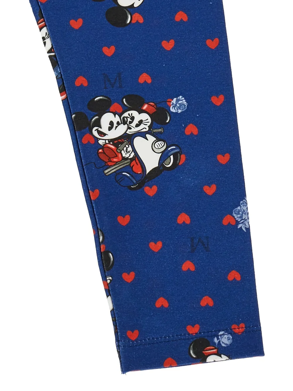 Monnalisa x Disney legging en top met ruches Blauw