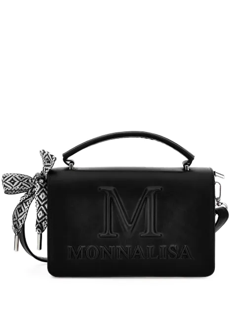 Monnalisa logo-embossed shoulder bag