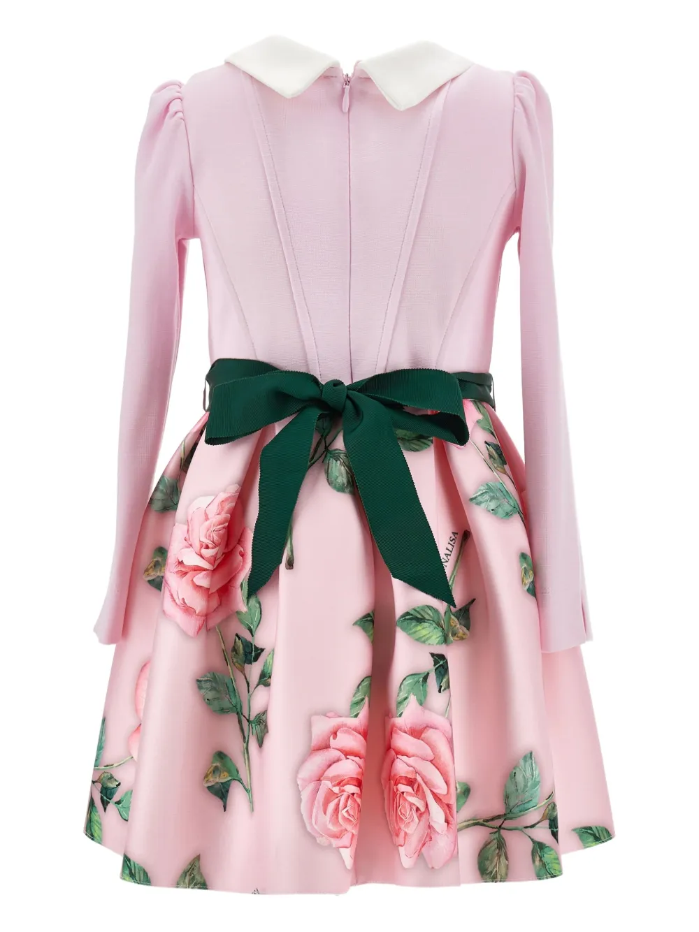 Monnalisa Jurk met bloemenprint Roze