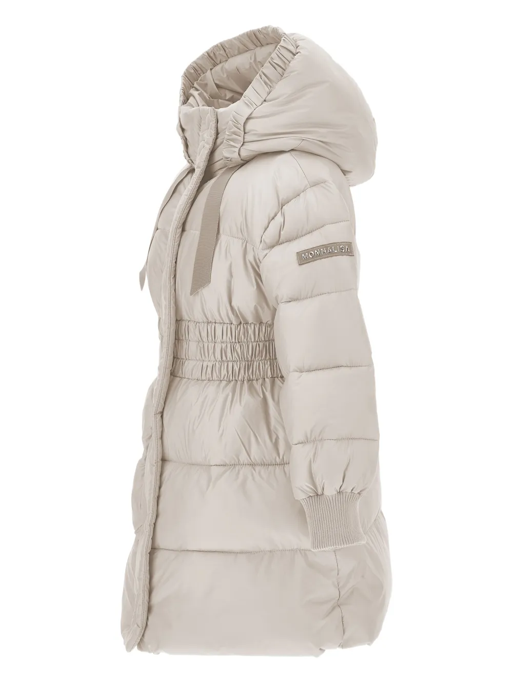 Monnalisa Donsjas met capuchon Beige