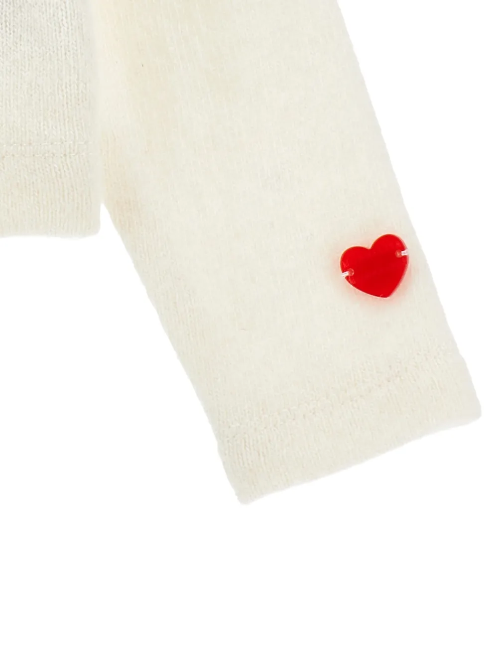 Monnalisa Vest met borduurwerk Wit