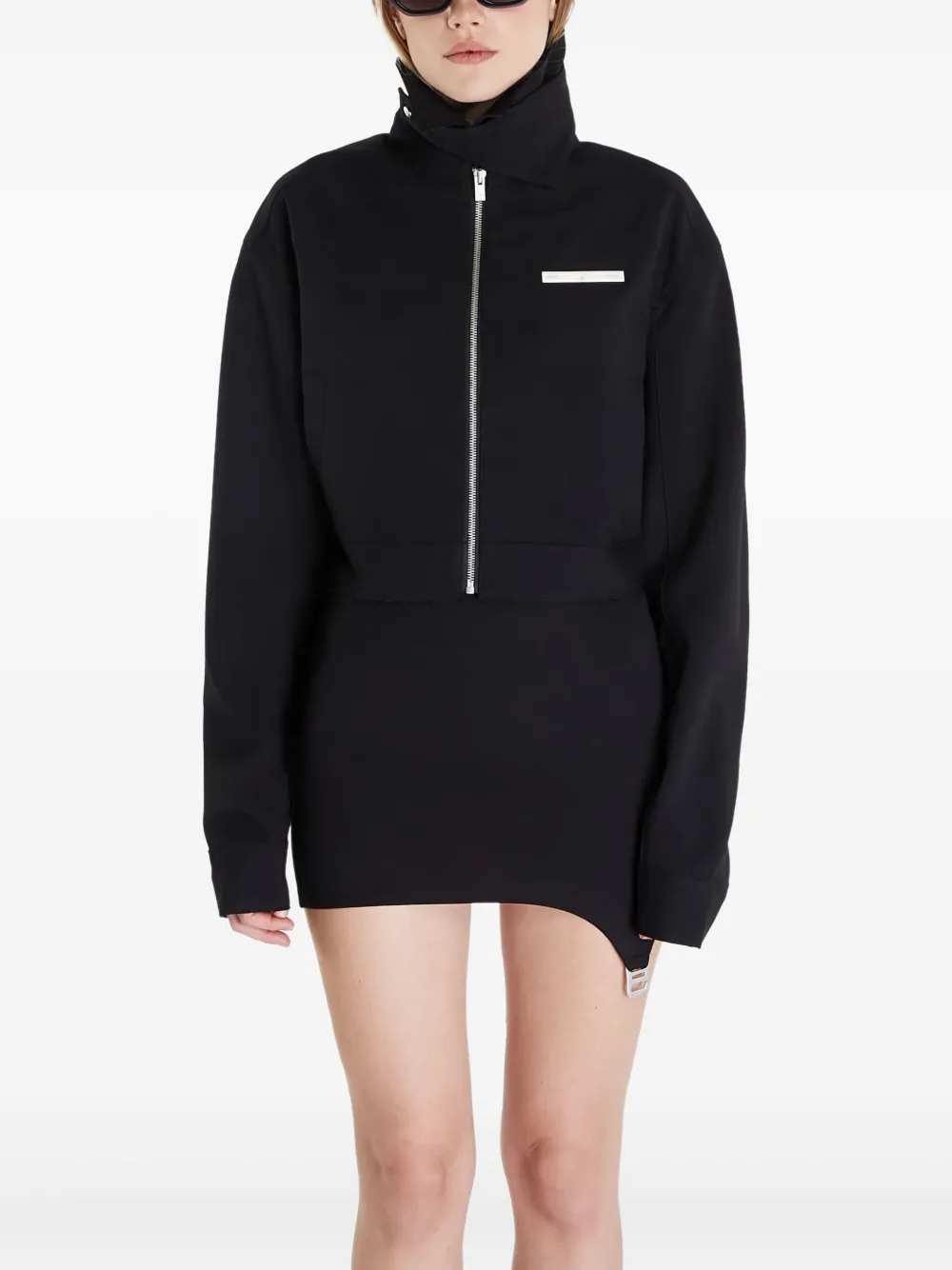 Heliot Emil Evenness Cropped Jacket In Black