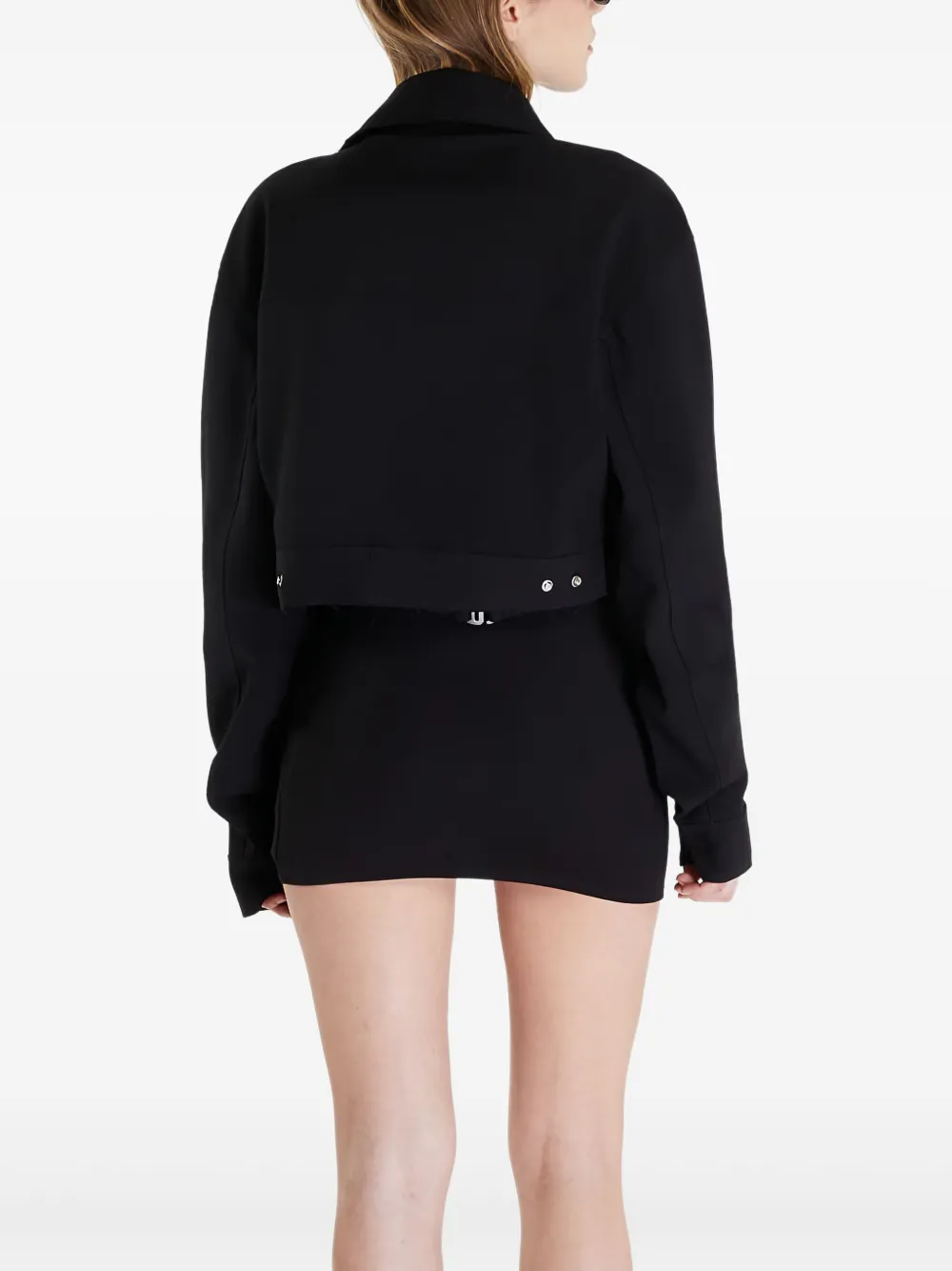 Heliot Emil Evenness Cropped Jacket In Black