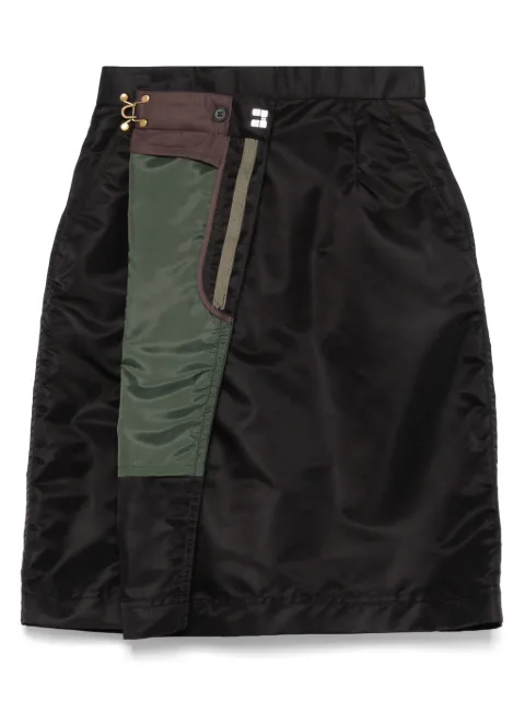 Kolor overlapping-panel mini skirt