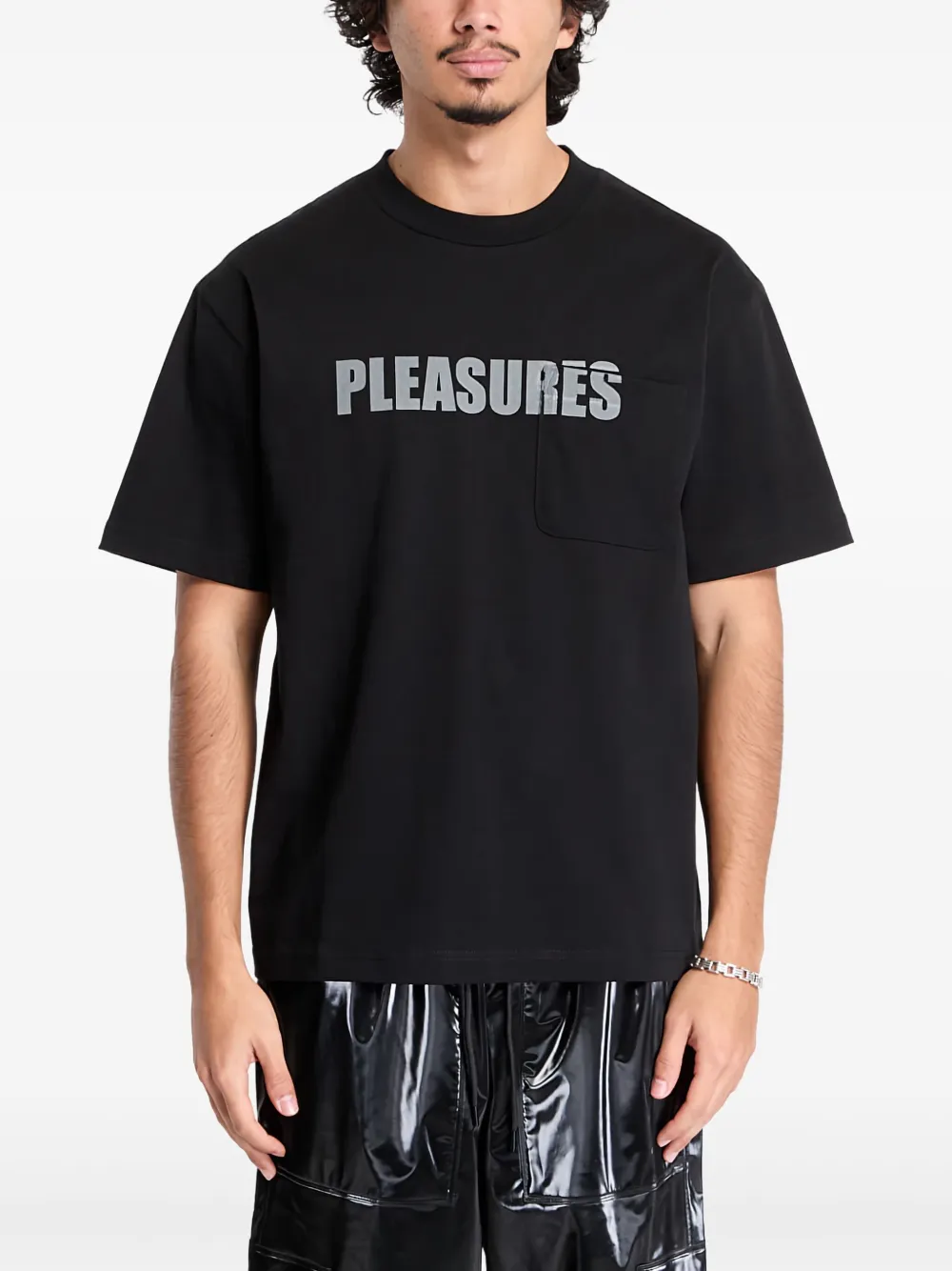 Pleasures Katoenen T-shirt Zwart
