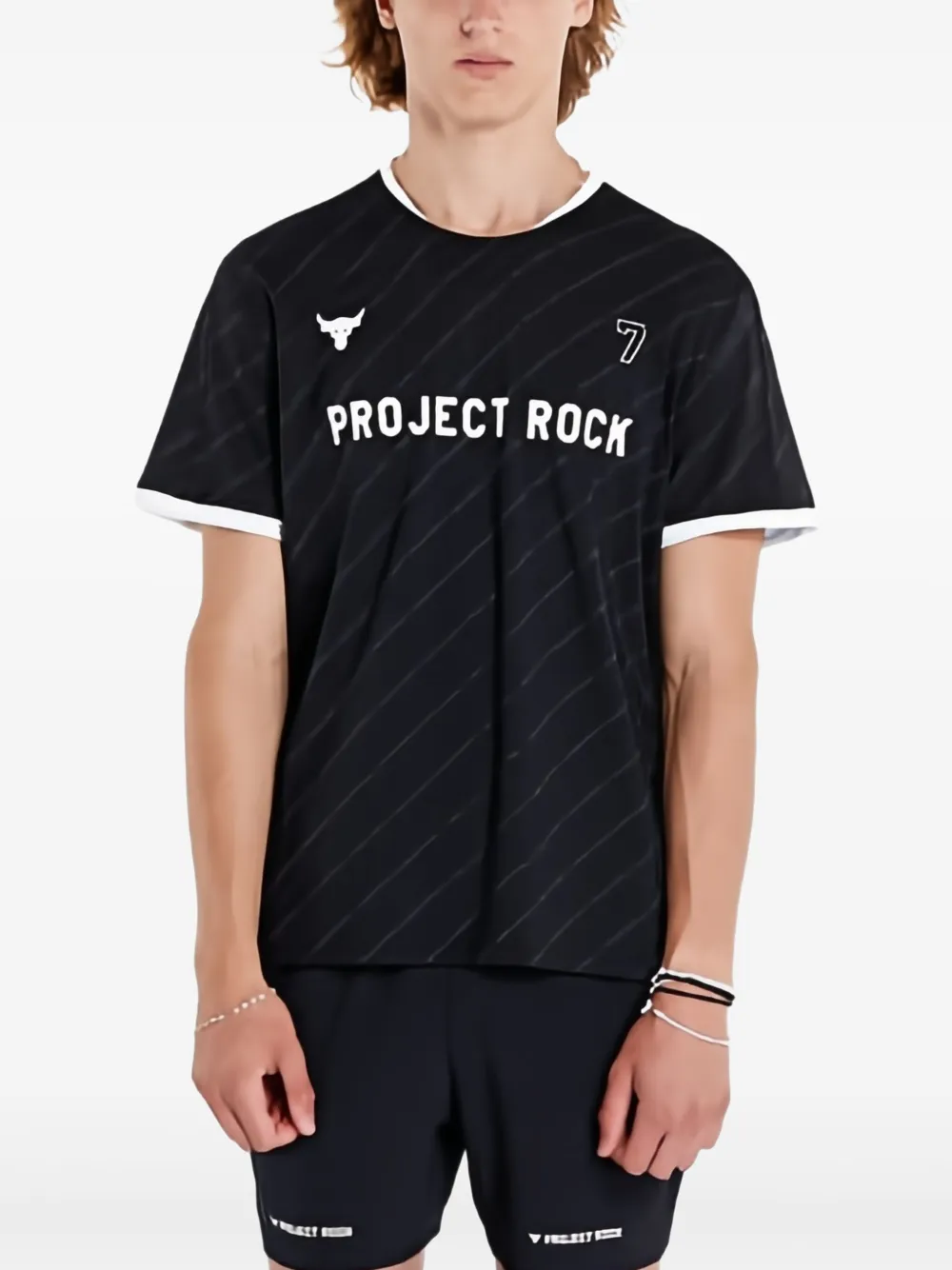 Under Armour Project Rock Rugby T-shirt - Nero