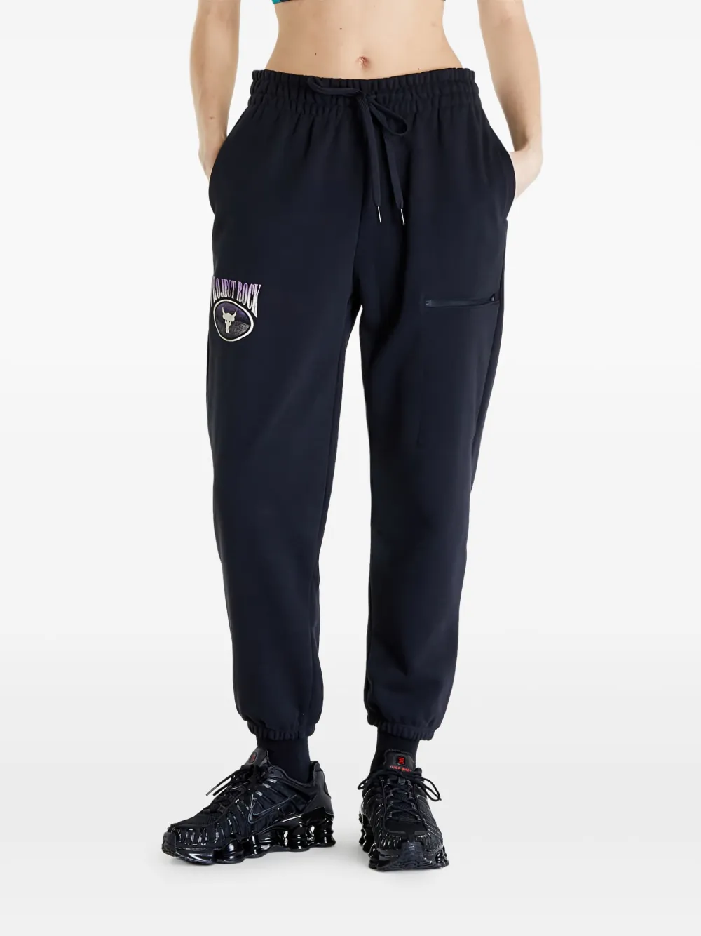 Under Armour Trainingsshorts met logoprint Zwart