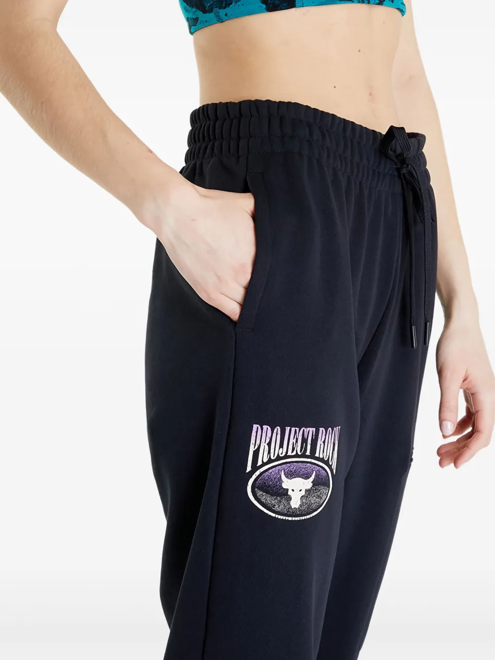 Under Armour Trainingsshorts met logoprint Zwart