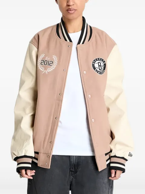 NEW ERA CAP Brooklyn Nets NBA Lifestyle varsity jacket
