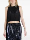 Tommy Jeans Open Stitch Flag tank top - Black