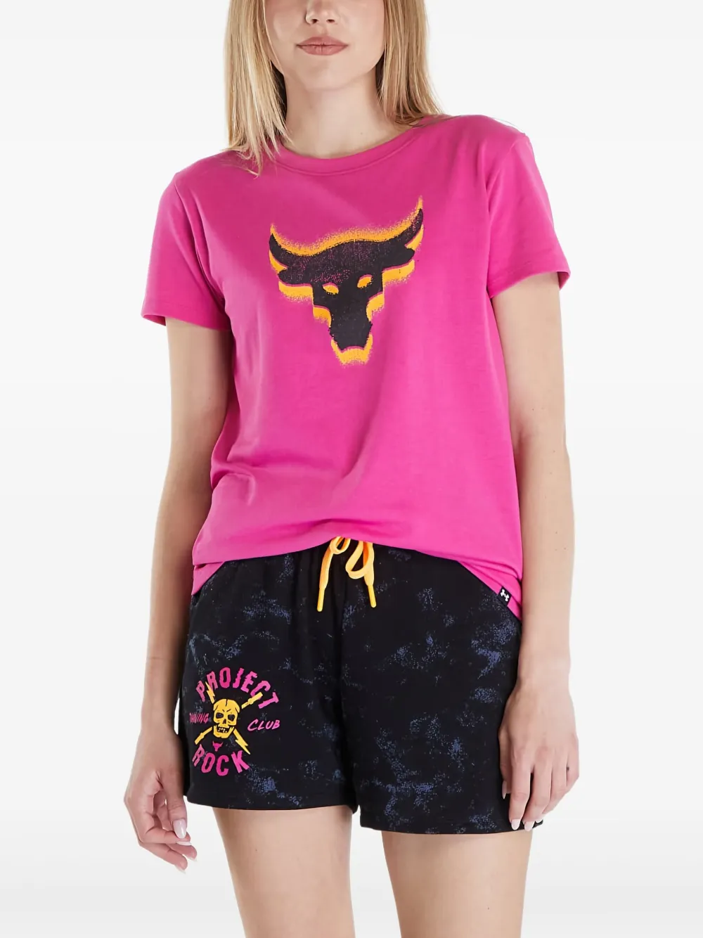 Under Armour Project Rock Underground Core Tシャツ - ピンク Under Armour Project Rock Underground Core Tシャツ - ピンク