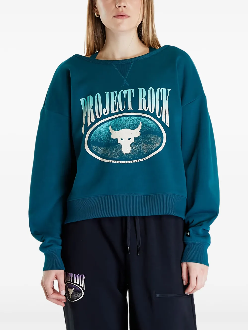 cotton-blend sweatshirt