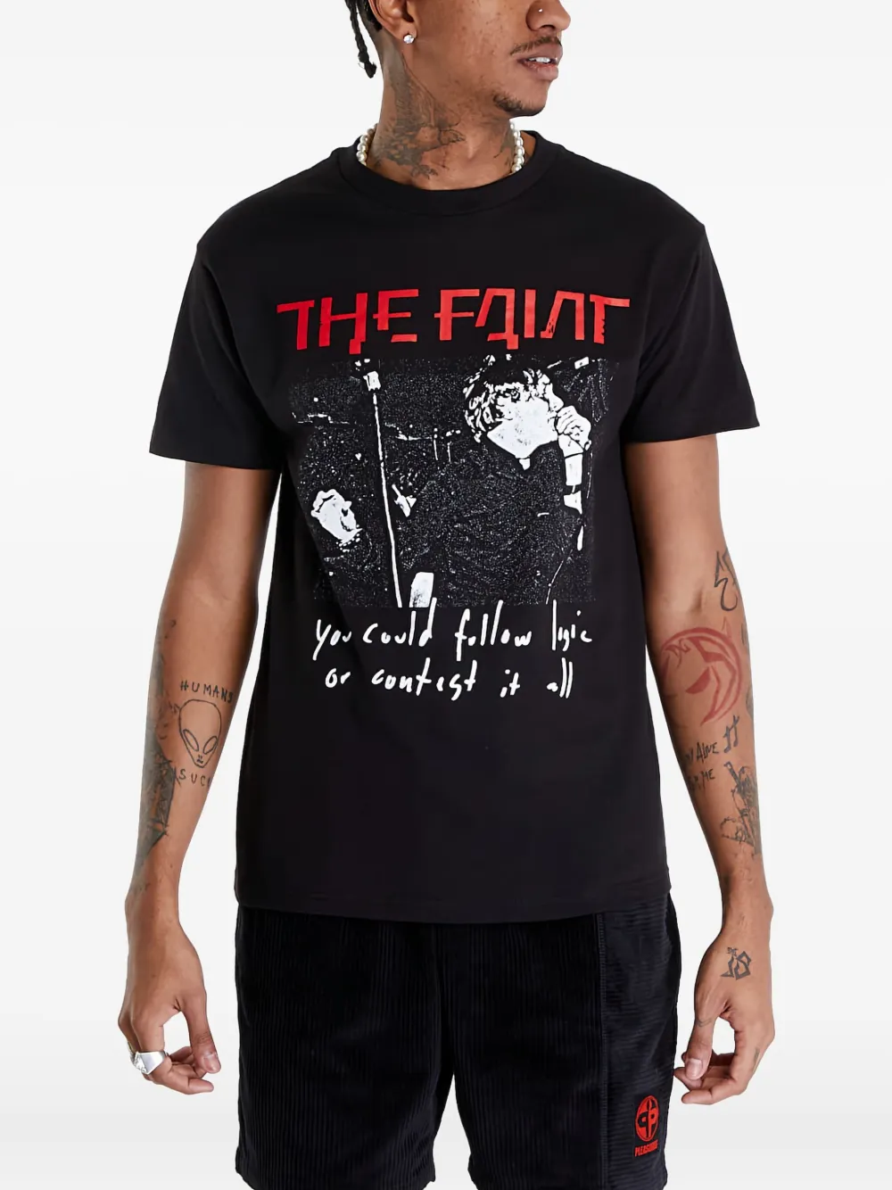 Pleasures playera con estampado gráfico | negro | Image 1