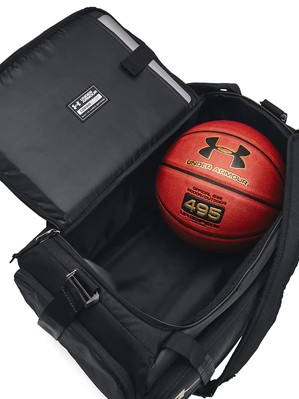 Under Armour Contain Duo Med Bp Duffle In Black