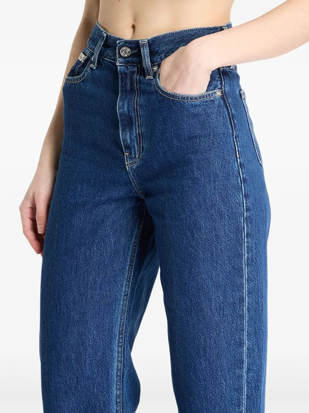 Calvin Klein High waist jeans Blauw
