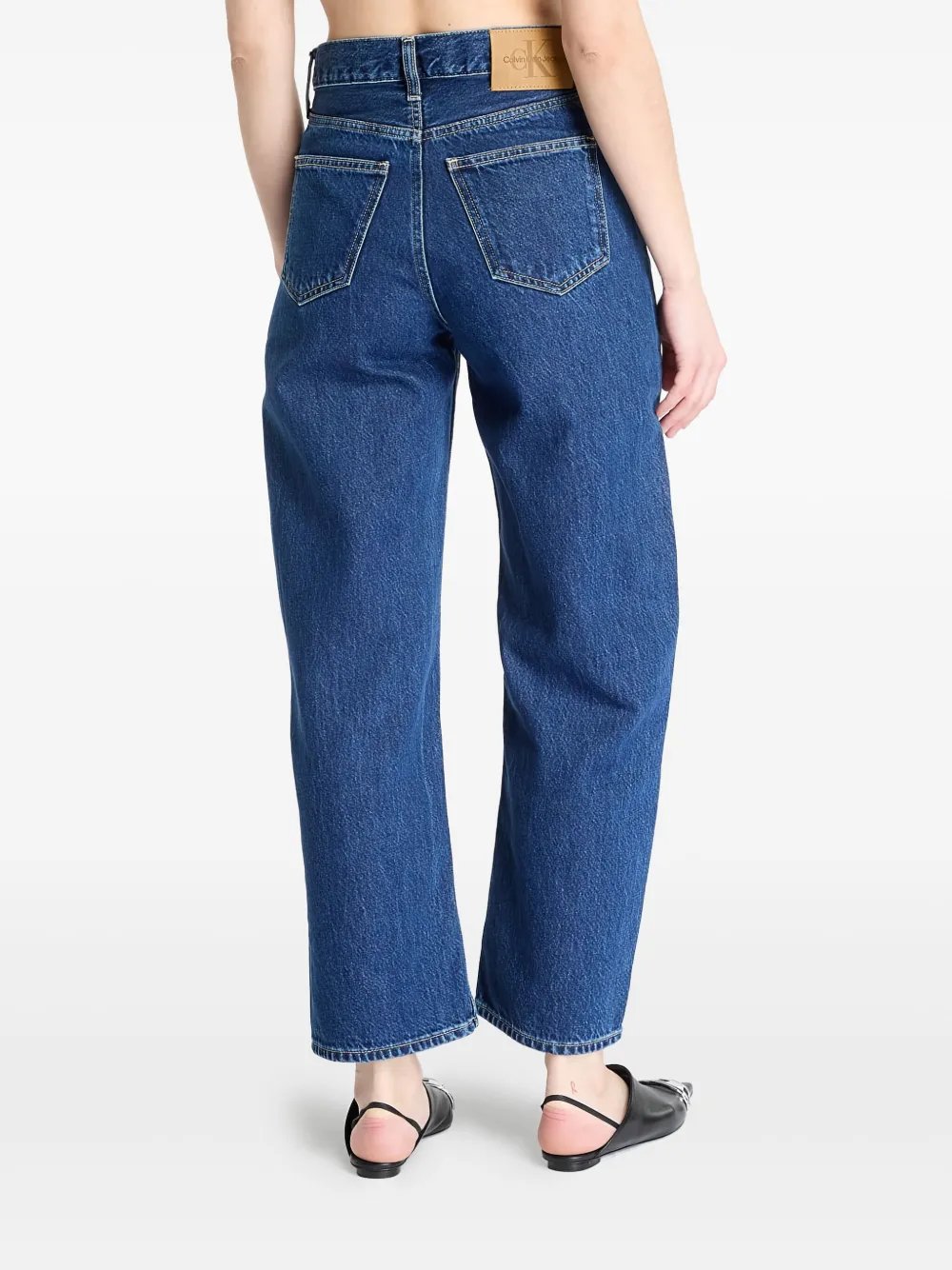 Calvin Klein high-rise jeans - Blauw