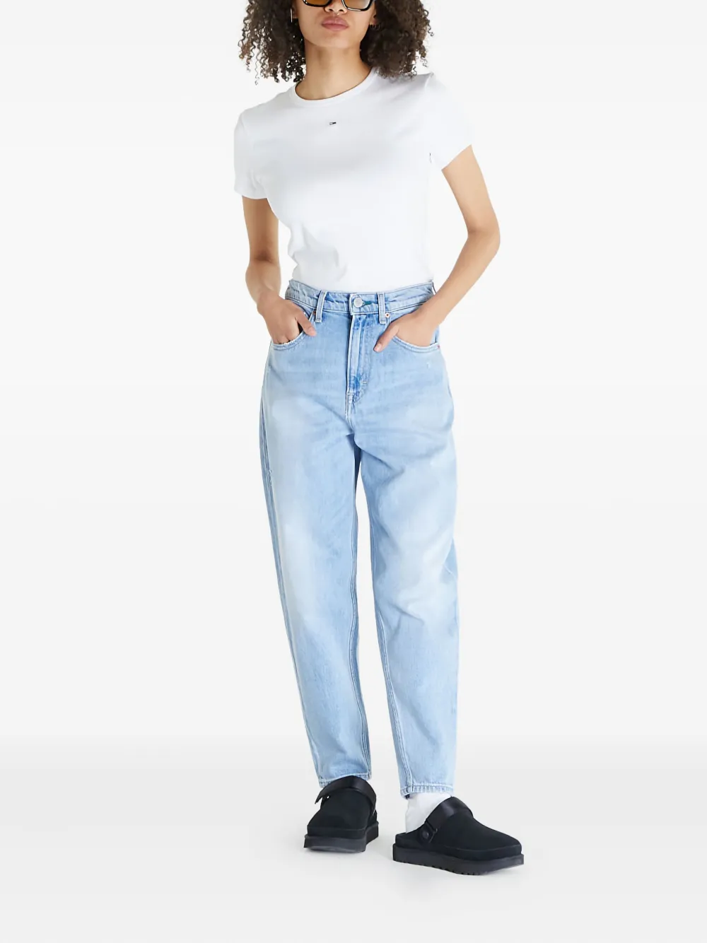 Tommy Jeans Jeans met logopatch - Blauw
