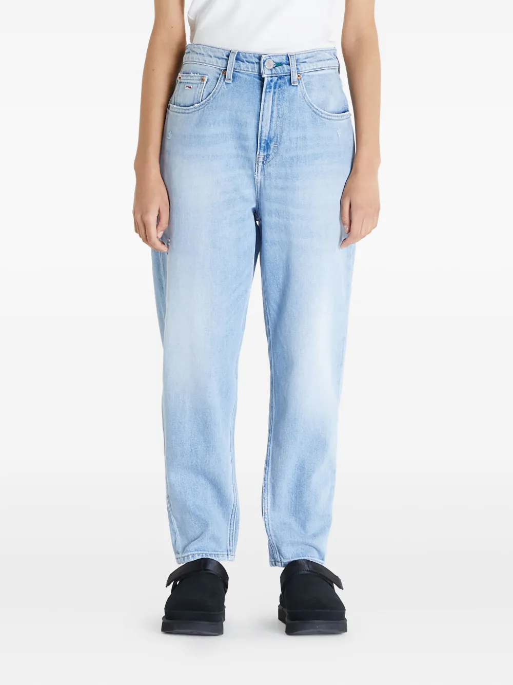 logo-patch jeans