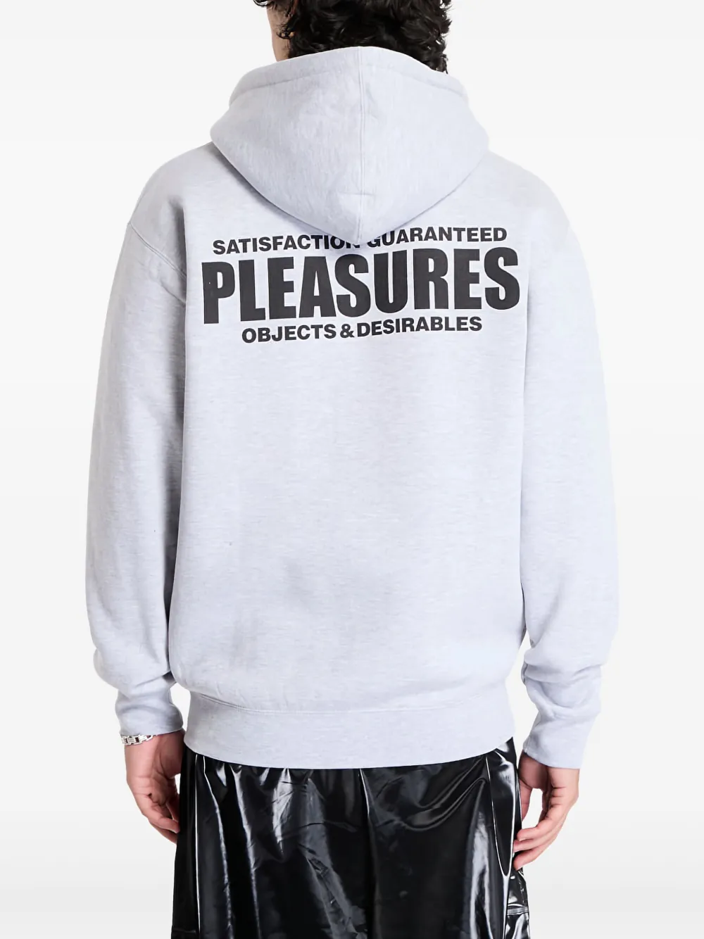 Pleasures Hoodie van katoenblend Grijs