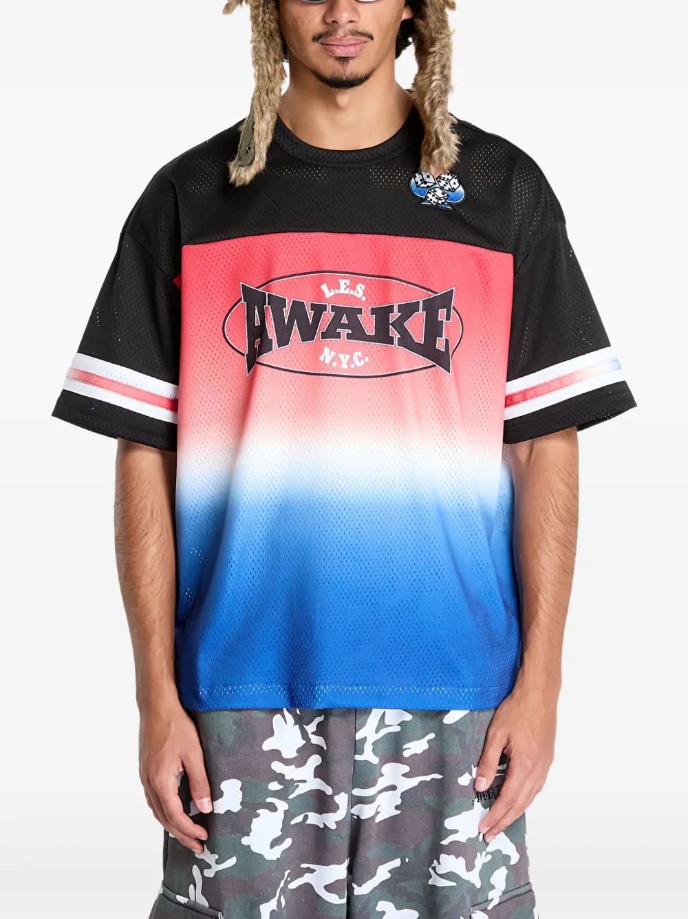 Mesh Football Jersey T-shirt