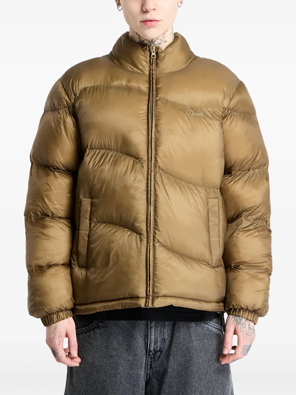 dime Classic Ripstop puffer jacket | Gold | Image 1