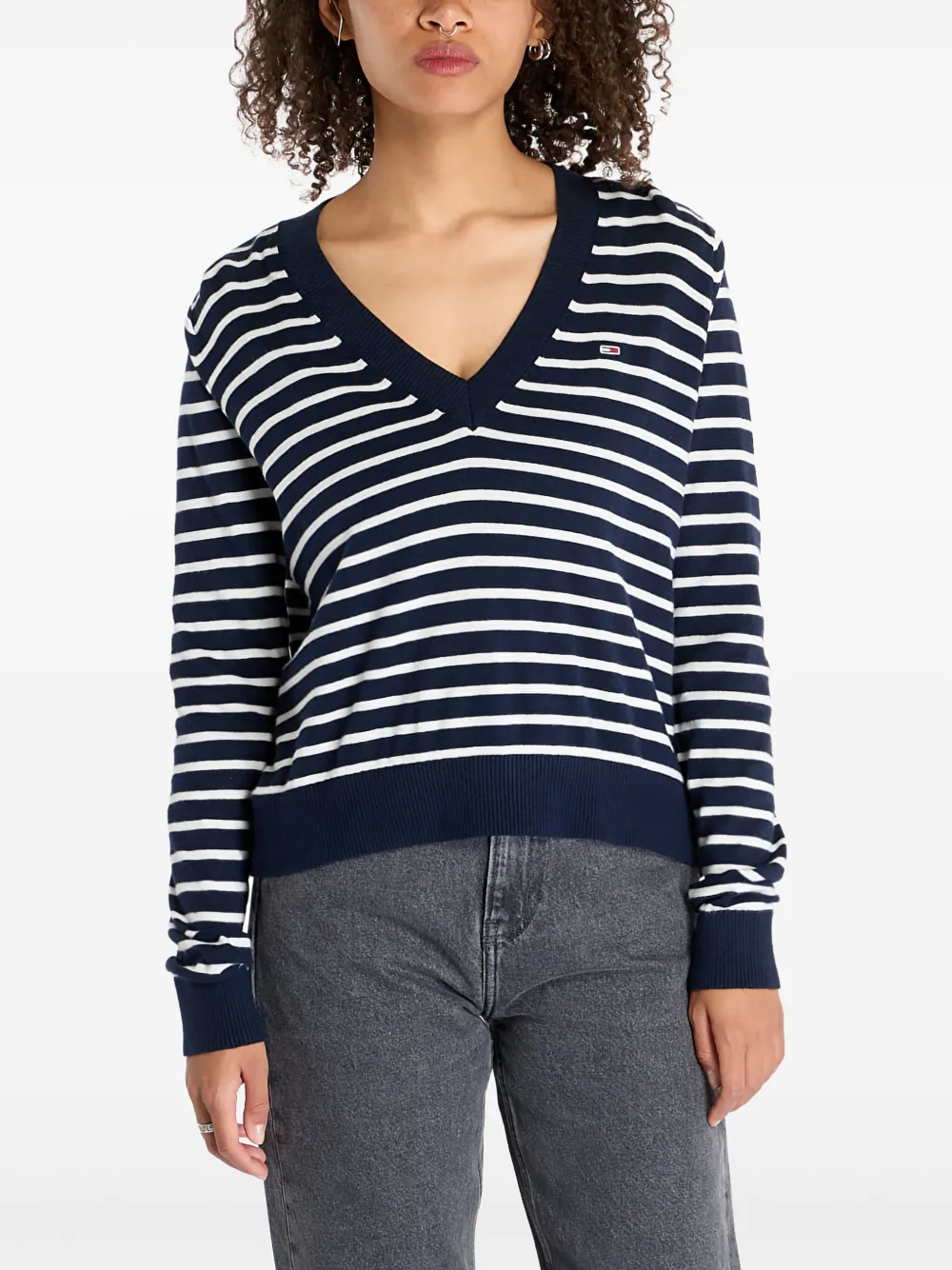 Tommy Hilfiger Striped Jumper In Multi