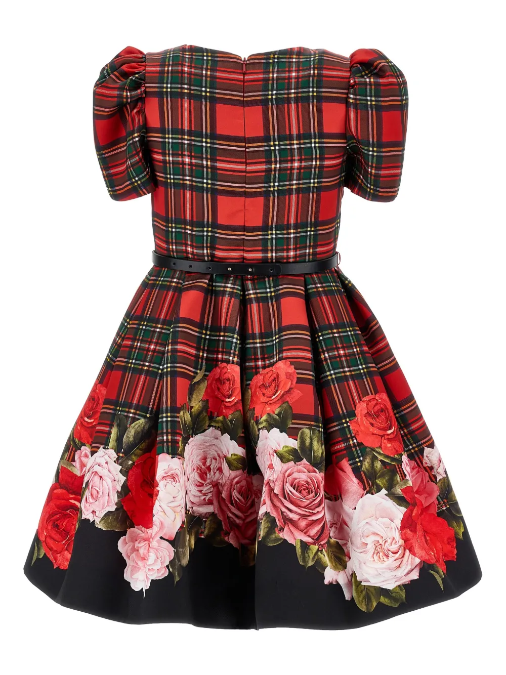 Monnalisa plaid dress | Girls Party & Special Occasion Dresses | Image 2
