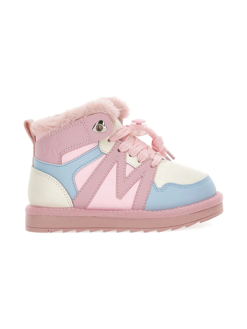 Monnalisa faux-fur lined high-top sneakers | Teen Girl Shoes | Image 2