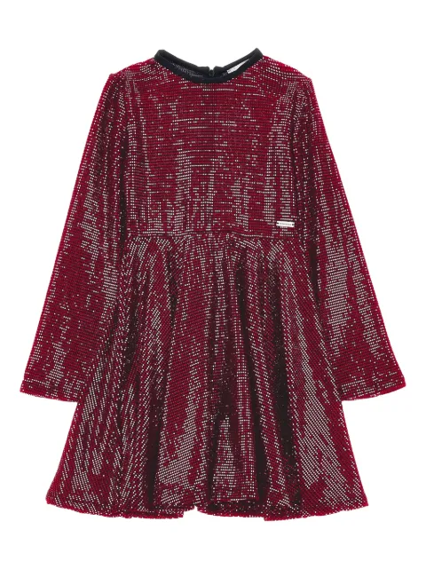 Monnalisa crystal-embellished dress