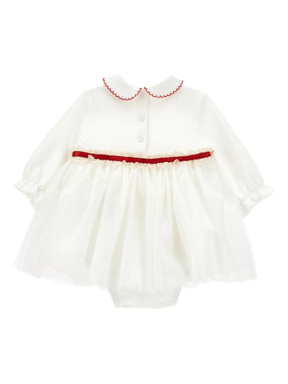 Monnalisa Cotton Shorties In Neutral