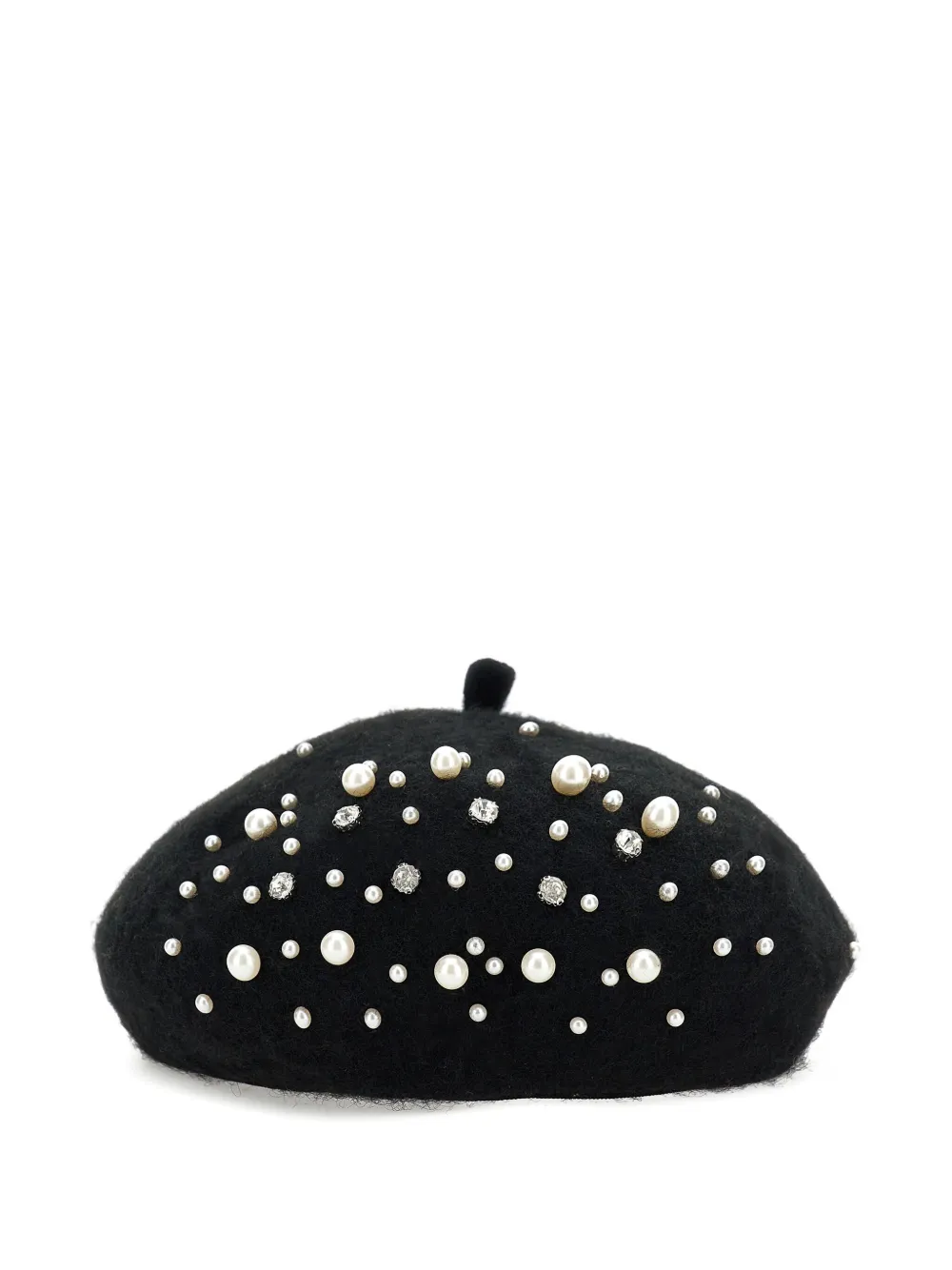 Monnalisa crystal-embellished beret | Black | Image 1