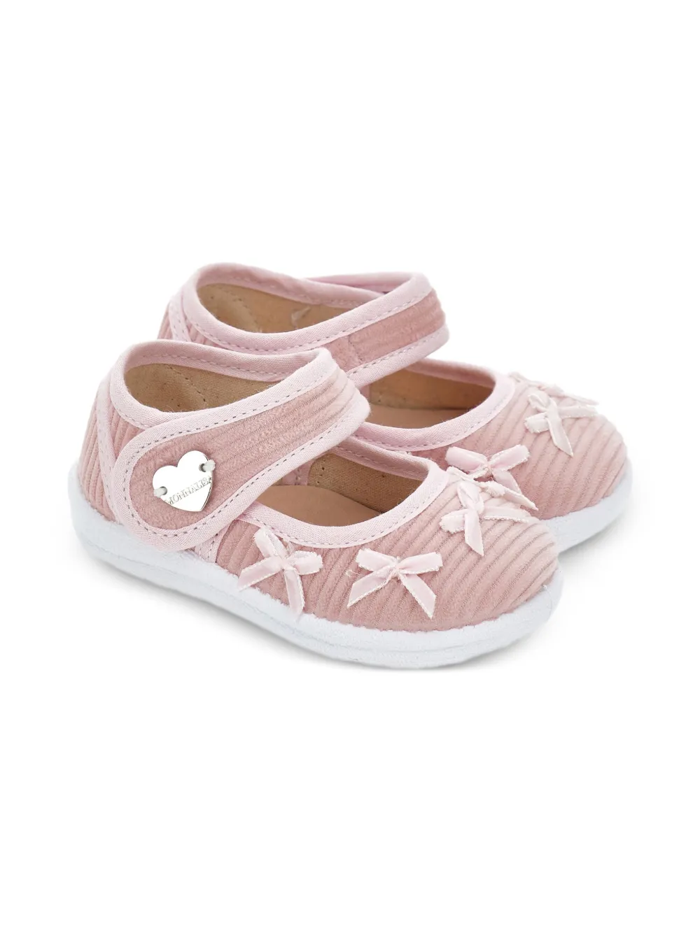Monnalisa Mary Jane schoenen verfraaid met strik Roze