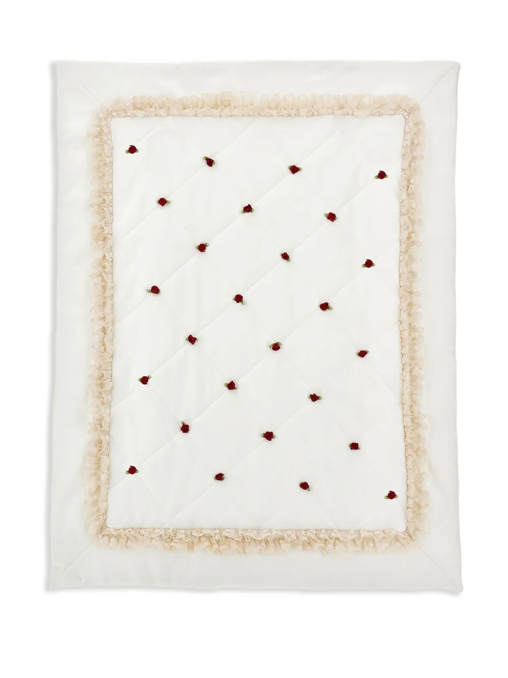 Monnalisa cotton blanket | Neutrals | Image 1