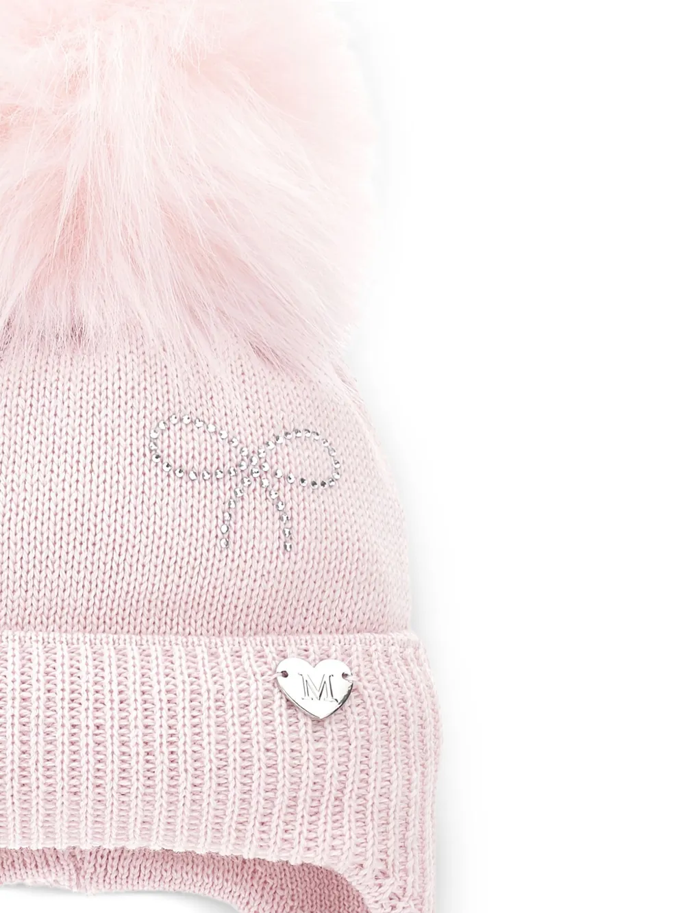 Monnalisa Wollen muts Roze
