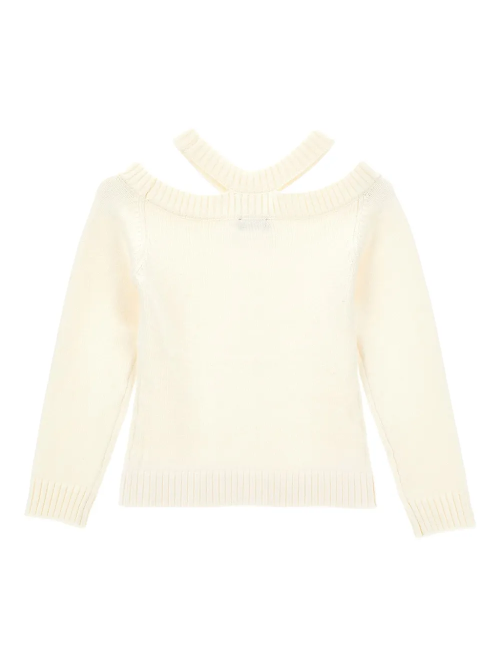 Monnalisa halterneck sweater | Girls Hoodies & Sweatshirts | Image 2