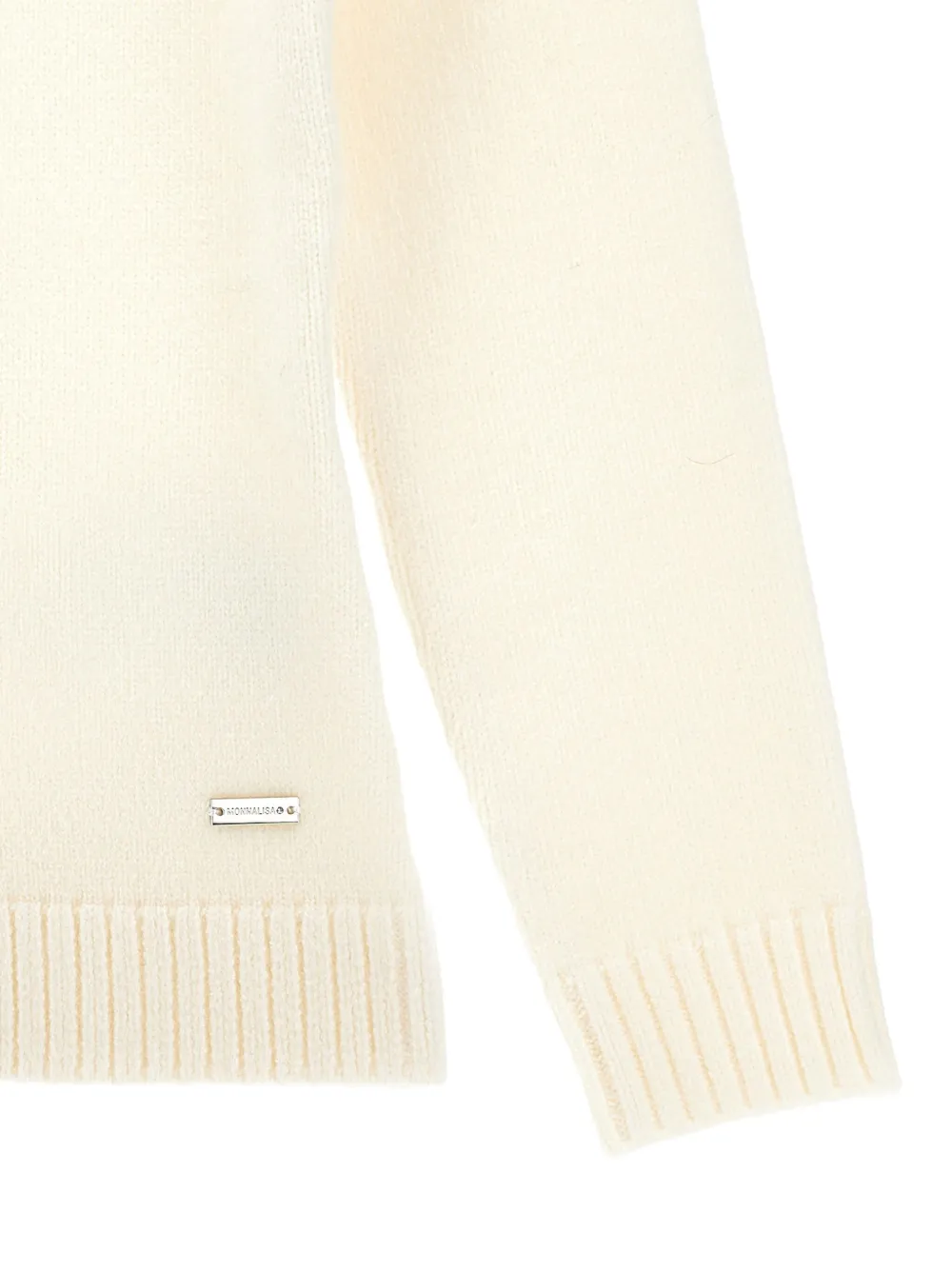 Monnalisa Trui met halternek Beige