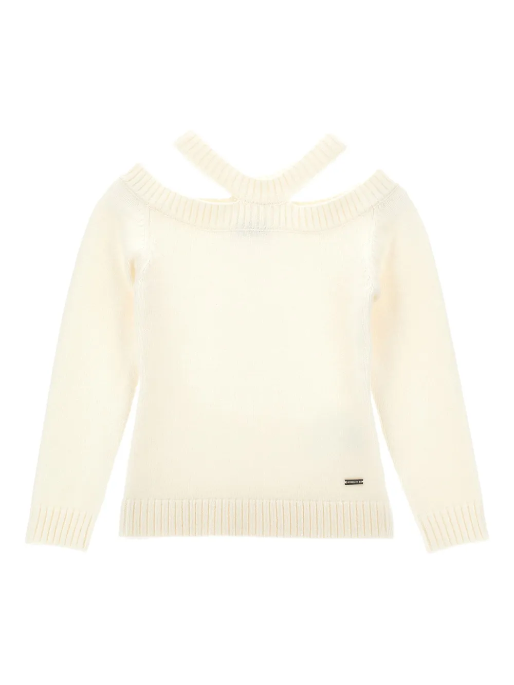 Monnalisa halterneck sweater | Neutrals | Image 1