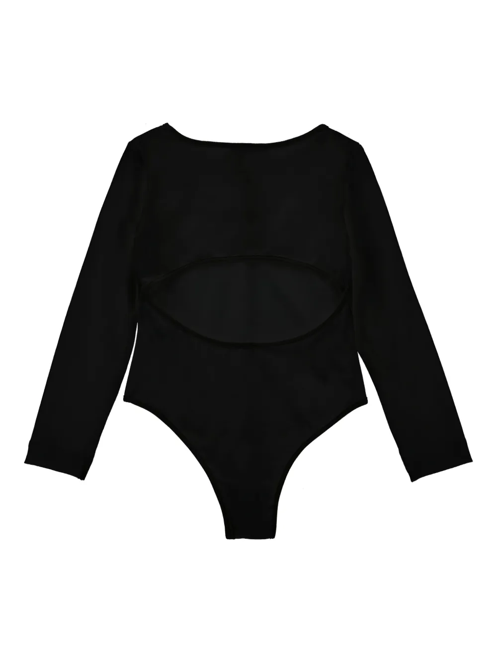 Monnalisa Romper met lange mouwen en uitgesneden details Zwart
