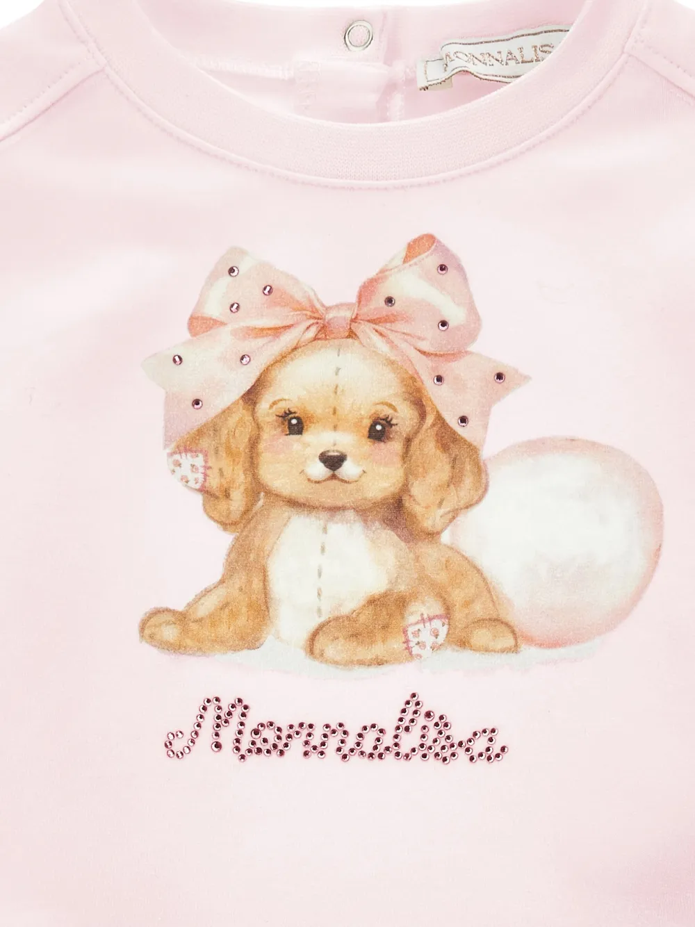 Monnalisa Sweater met ruches Roze
