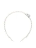 Monnalisa beaded headband - White