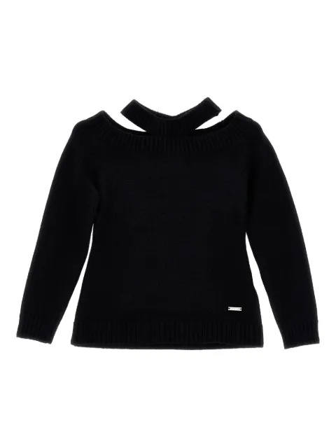 Monnalisa ribbed-knit top