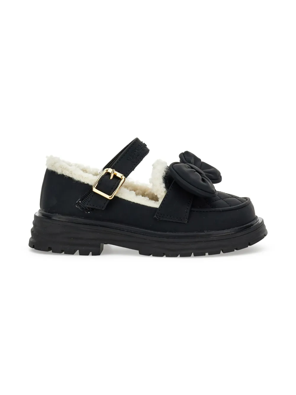 Monnalisa bow-embellished loafers Black