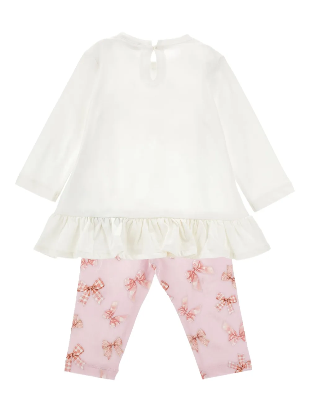 Monnalisa bow-print trousers set | Trouser Sets | Image 2